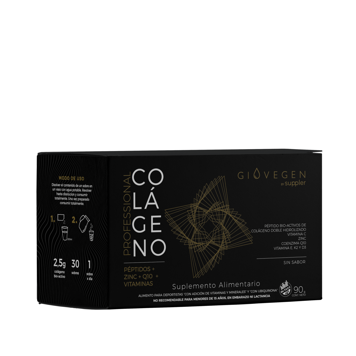 PÉPTIDOS + ZINC + Q10 + VITAMINAS