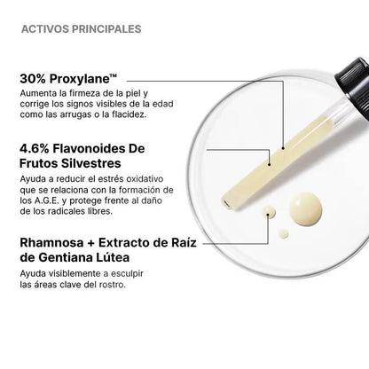 A.G.E. Interrupter Ultra Serum – Lifting visible en frente, mejillas, cuello y mandíbula