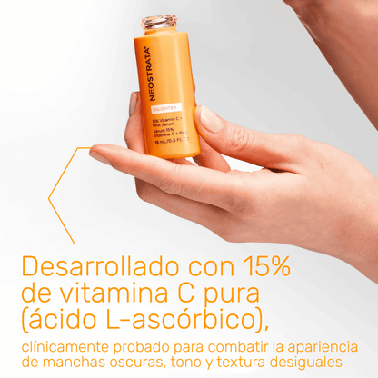 Vitamina C15% + PHA Serum - Suero con Vitamina C y Ácido Polihidroxi para Luminosidad y Renovación